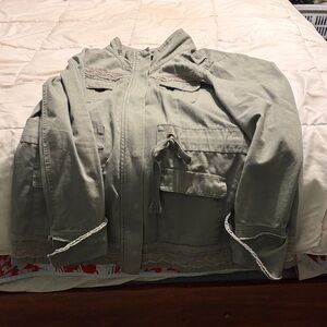 Maurices Utility Jacket in Sage Green